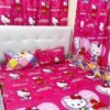 hello kitty pink kids bedsheet and duvet set – cartoon girls bedding