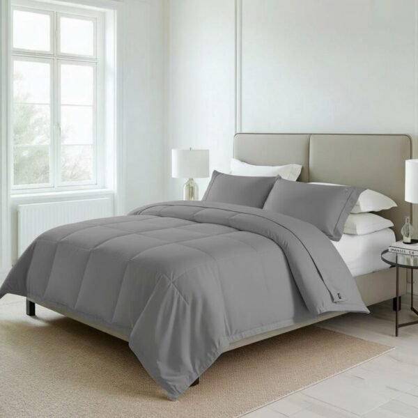 luxury high loft duvet – thick hotel style white comforter