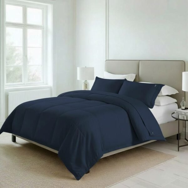 luxury high loft duvet – thick hotel style white comforter