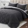 reversible charcoal duvet set: moody & minimalist | becon stores reversible charcoal duvet set: moody & minimalist | becon stores