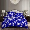 vibrant royal blue floral duvet set with white blossoms vibrant royal blue floral duvet set with white blossoms