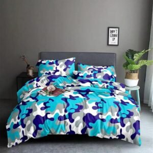 camo duvet set nigeria | blue camouflage | becon stores