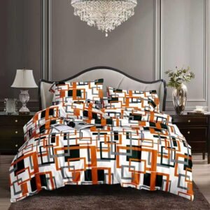 geometric duvet set | bold orange modern bedding | becon stores geometric duvet set | bold orange modern bedding | becon stores
