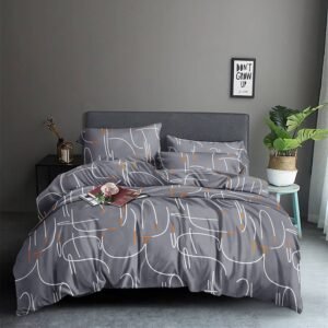 grey abstract duvet nigeria | becon stores