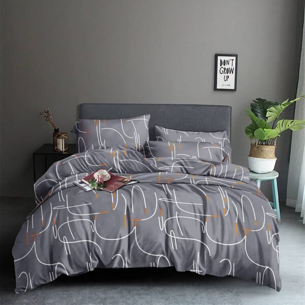 grey abstract duvet nigeria | becon stores