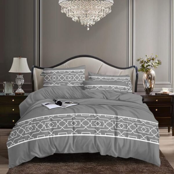 grey duvet set nigeria | modern pattern | becon stores