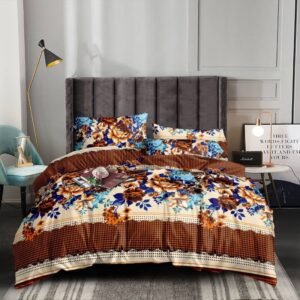luxury floral duvet nigeria | blue & orange | becon stores