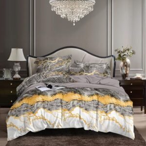 marble gold duvet set nigeria | becon stores