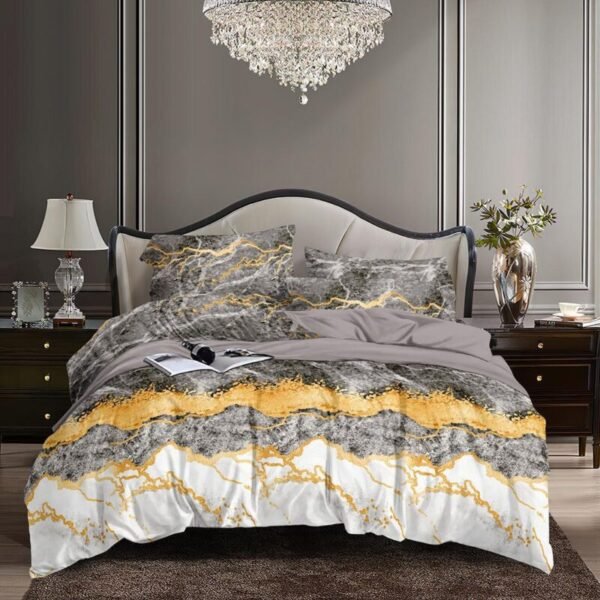 marble gold duvet set nigeria | becon stores