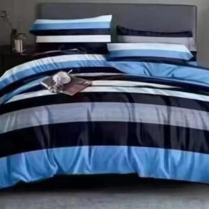 blue stripe duvet nigeria | navy & sky | becon stores