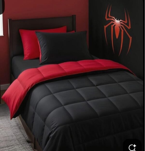 black red reversible duvet 4by6 6by6 7by7