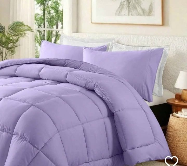 Purple Bedsheet and Duvet Set 4by6 6by6 7by7