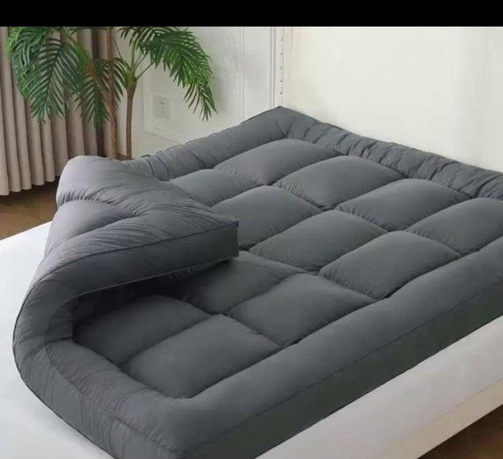 Grey Thick Bed Topper 4by6 6by6 7by7