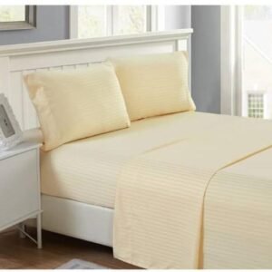 cream stripe bedsheet set nigeria | 4x6 6x6 7x7
