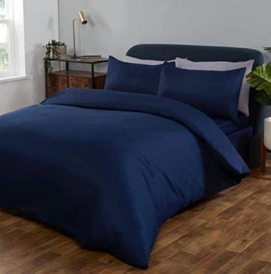 Plain Navy Blue Duvet Set  4by6 6by6 7by7