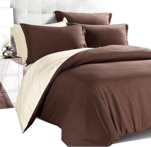 brown cream reversible duvet set nigeria | 4x6 7x7