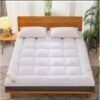 white thick bed topper 4by6 6by6 7by7