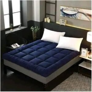 navy blue thick bed topper 4by6 6by6 7by7