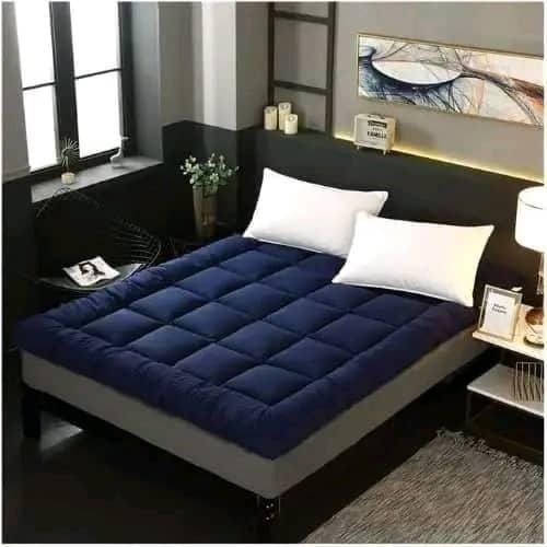 navy blue thick bed topper 4by6 6by6 7by7