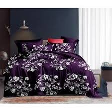 Dark Purple Bedsheet Duvet Set 4by6 6by6 7by7