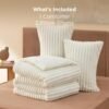 cream velvet bedsheet and duvet set 4by6 6by6