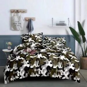 camouflage bedsheet and duvet set 6by6