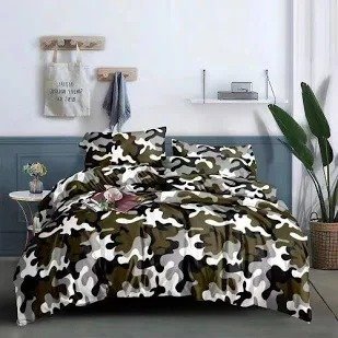 Camouflage Bedsheet and Duvet Set 6by6