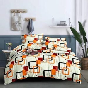navy blue white lotus floral duvet set | elegant bedding