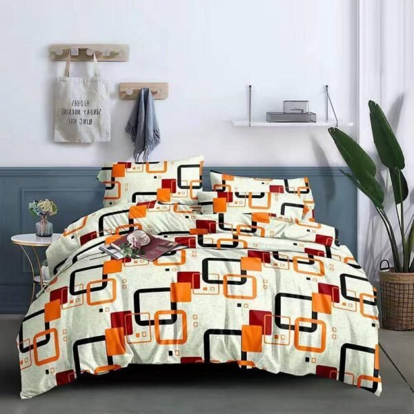 navy blue white lotus floral duvet set | elegant bedding