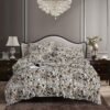grey gold marble bedsheet & duvet set 6by6