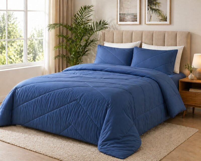 Royal Blue Bedsheet and Duvet Set 4by6 6by6 7by7