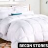white duvet set – thick, fluffy & hotel style comforter