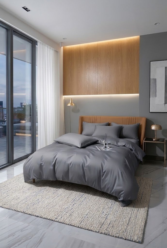 Grey duvet set